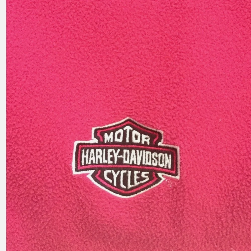 Harley Davidson Girl Pink Jacket Size 6 X Water Resistant Hooded Black fits 6x 7